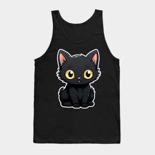 Cute Black Cat - Black Cats Halloween Tank Top